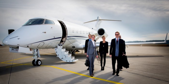 La razón por la cual los millonarios viajan en Jets privados