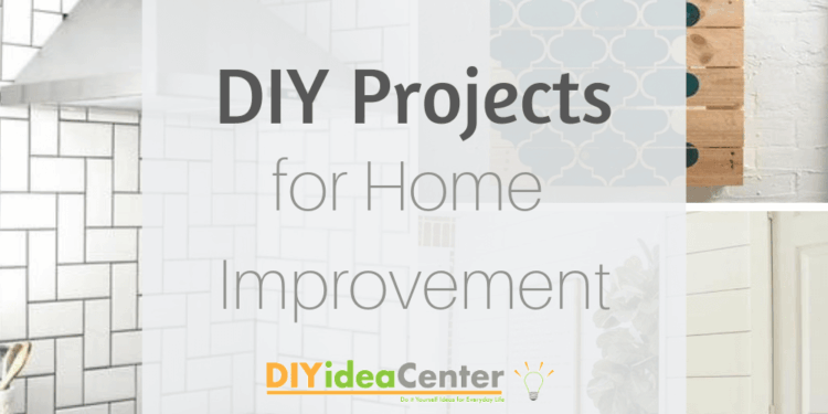 34 DIY Projects for Home Improvement (Easy!) | DIYIdeaCenter.com