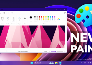 New Paint App in Windows 11 with Updated Design - Tech Based